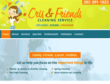 Tablet Screenshot of crisandfriends.com